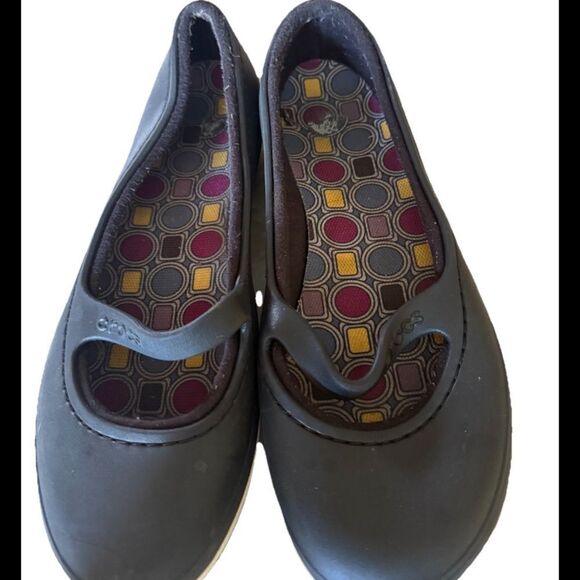 CROCS Black Women’s Sandals Size 10 - Picture 3 of 8